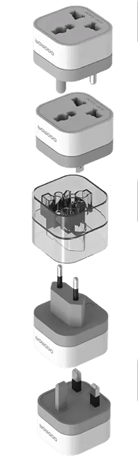 Porodo 150 Countries Universal AC Adapters